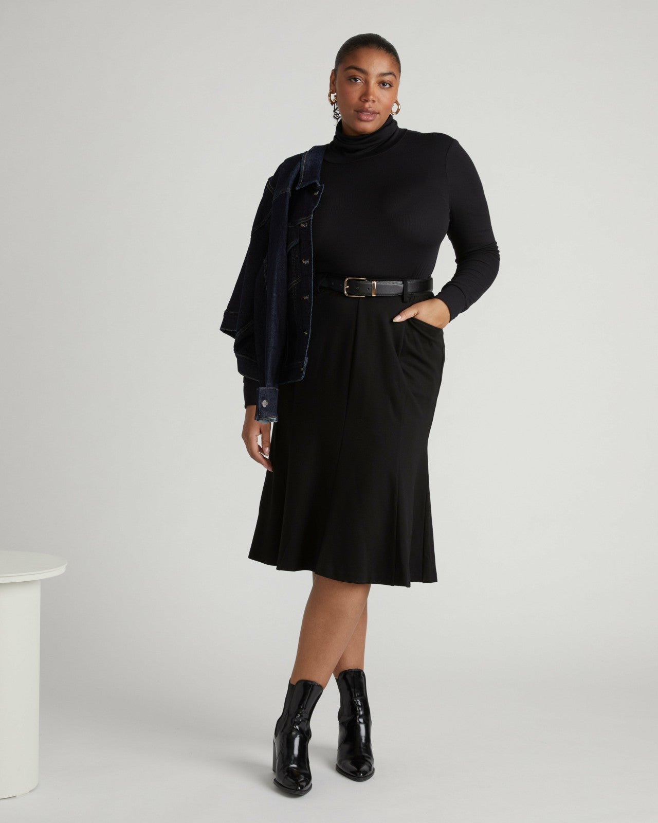 Universal Standard Carla Ponte Skirt - Black