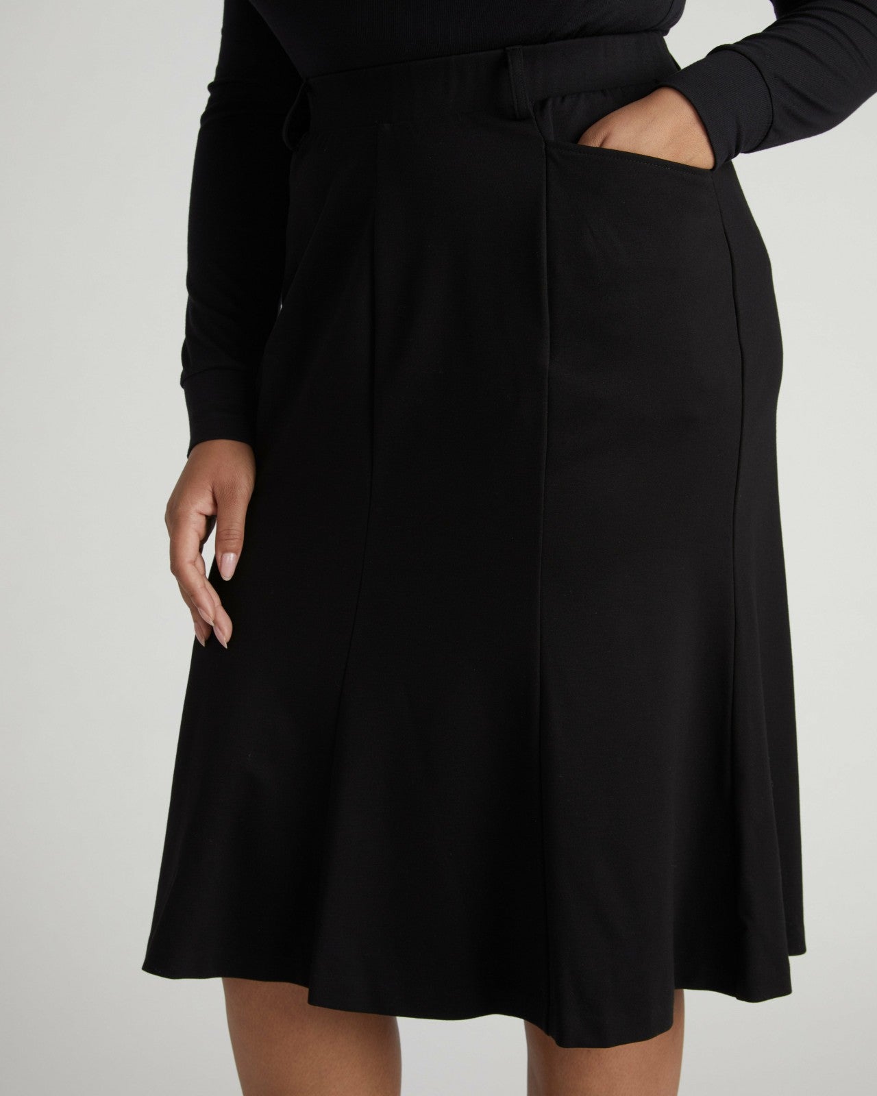 Universal Standard Carla Ponte Skirt - Black