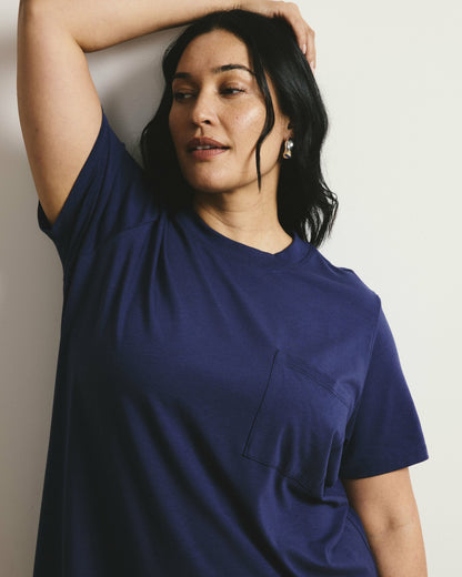 Universal Standard Garcon Tee Dress - Classic Navy