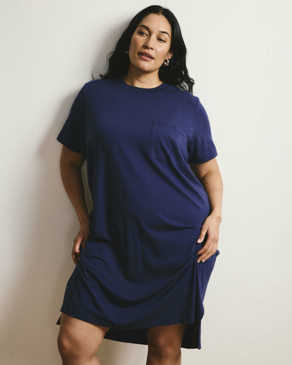 Universal Standard Garcon Tee Dress - Classic Navy