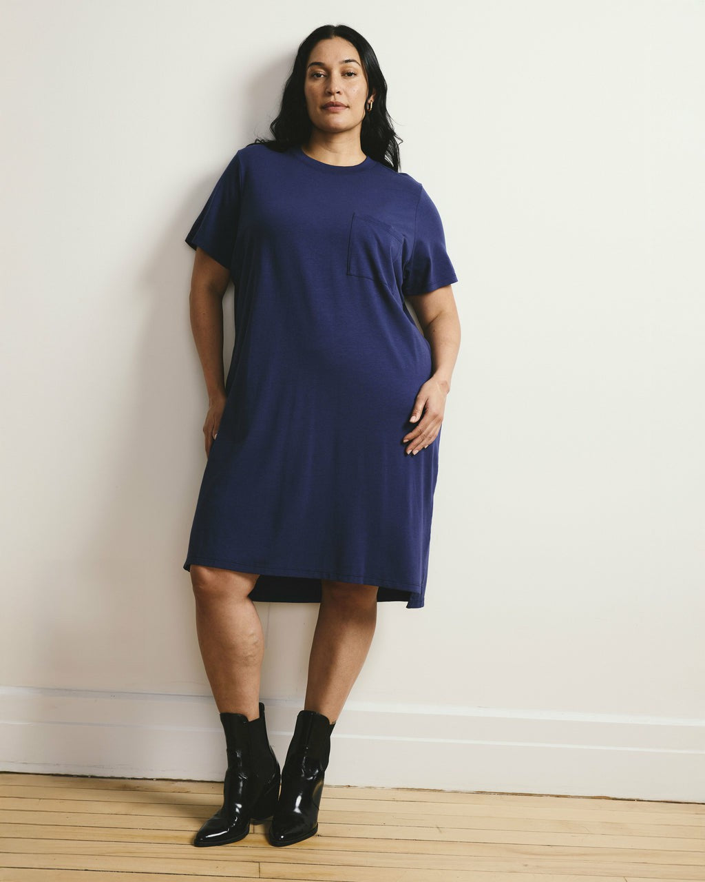 Universal Standard Garcon Tee Dress - Classic Navy