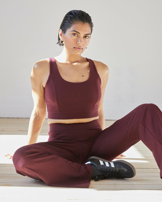 Universal Standard Roya Better Bralette - Black Cherry
