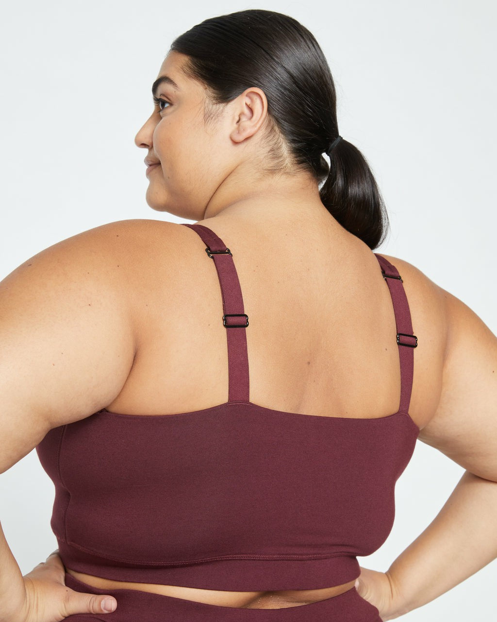 Universal Standard Roya Better Bralette - Black Cherry
