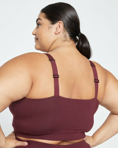 Universal Standard Roya Better Bralette - Black Cherry