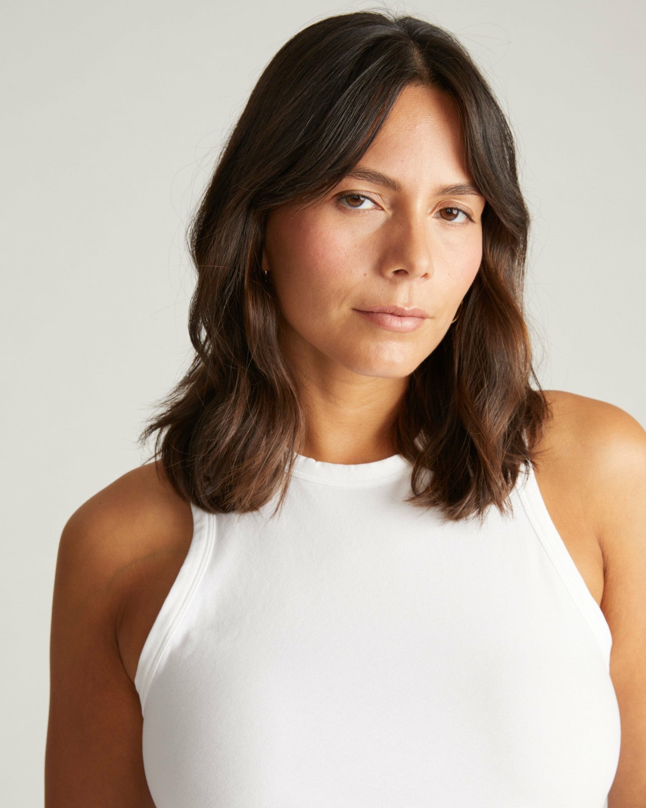 Universal Standard Cai High Neck Tank - White