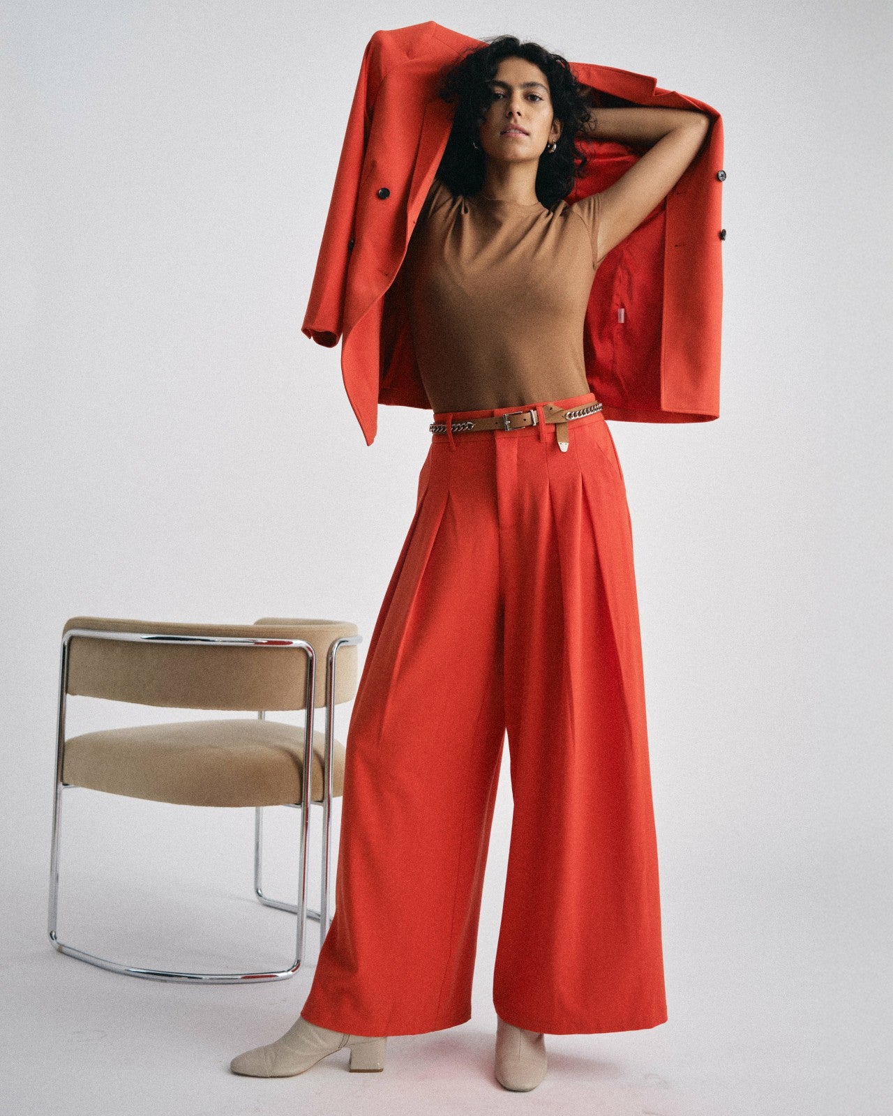 Universal Standard All Day Palais Wide Leg Pants - Poppy