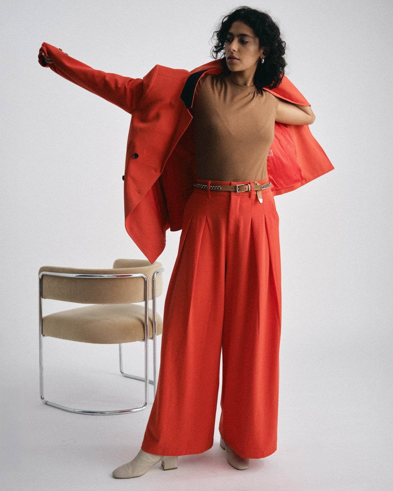 Universal Standard All Day Palais Wide Leg Pants - Poppy
