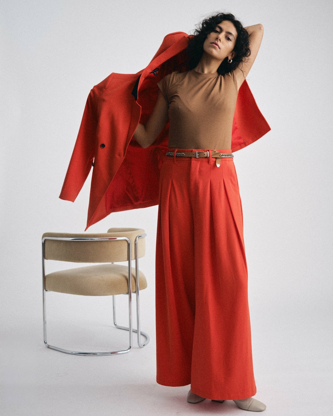 Universal Standard All Day Palais Wide Leg Pants - Poppy