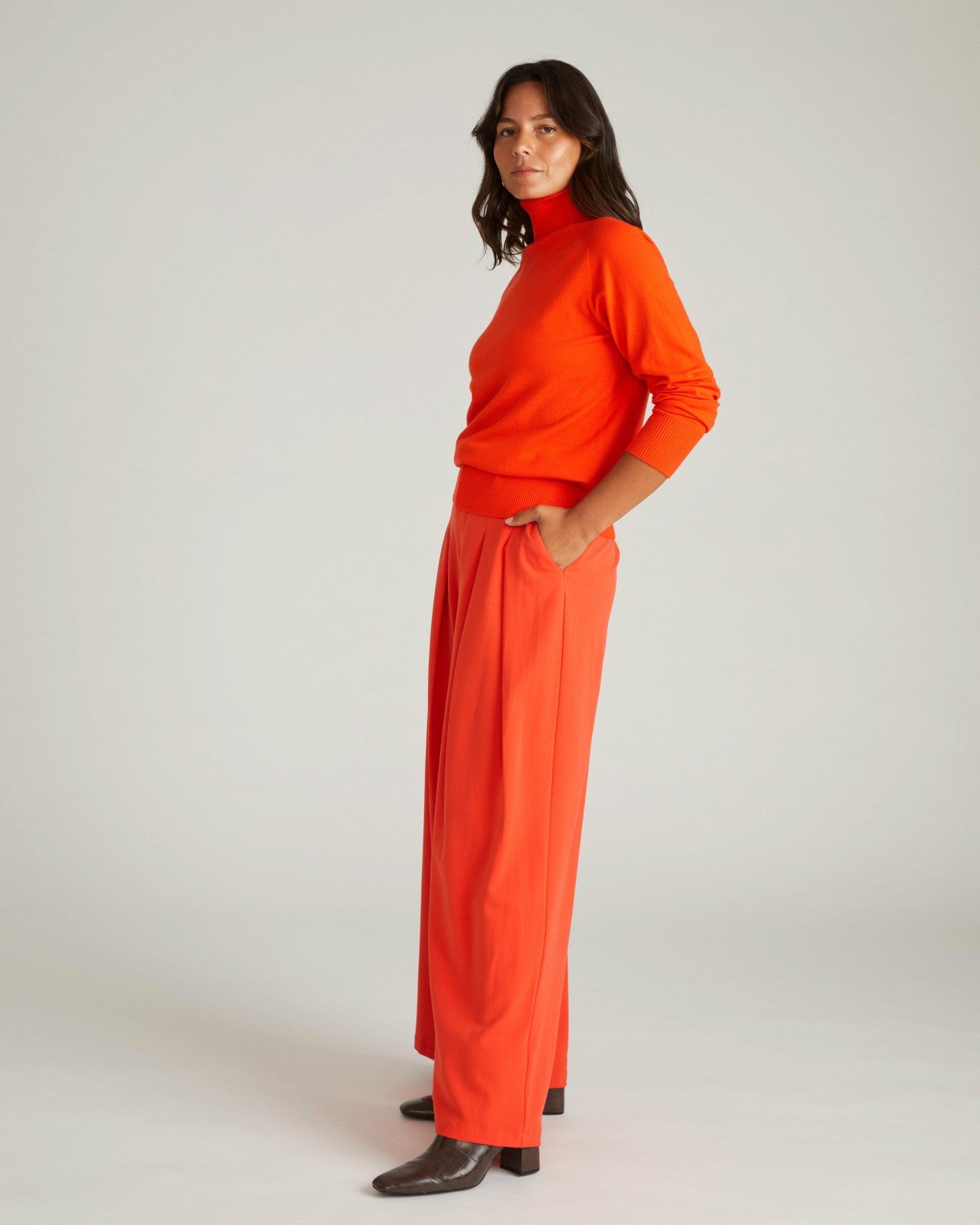 Universal Standard All Day Palais Wide Leg Pants - Poppy