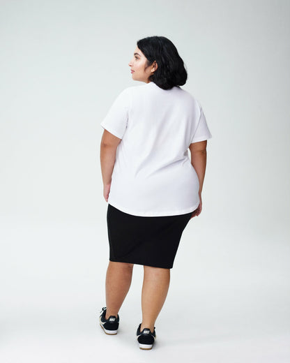 Universal Standard Petite Tee Rex - White