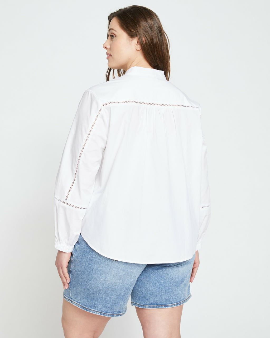 Universal Standard Saint-Honore Poplin Blouse - White
