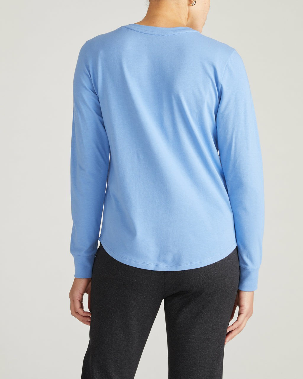 Universal Standard Long Sleeve V Rex - Seaside Blue