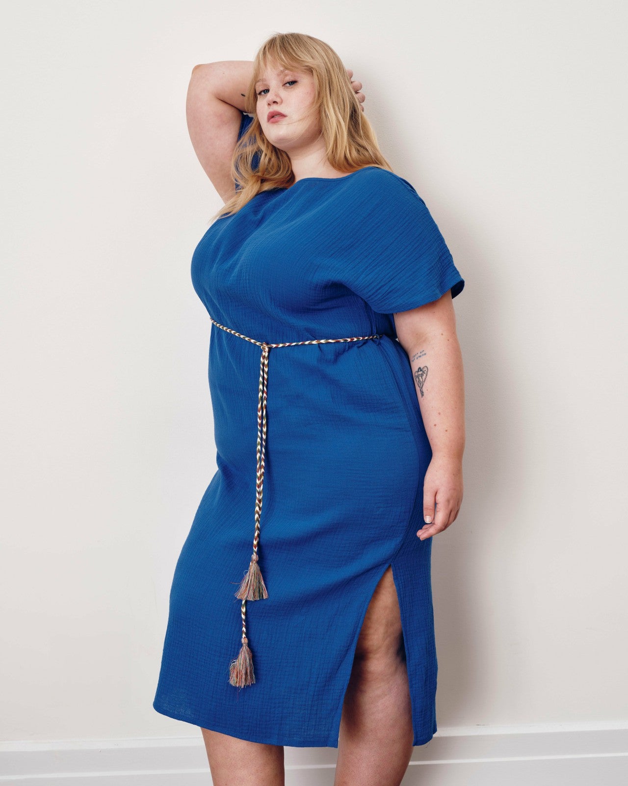 Universal Standard Luxe Cotton Gauze Beach Dress - Ultramarine