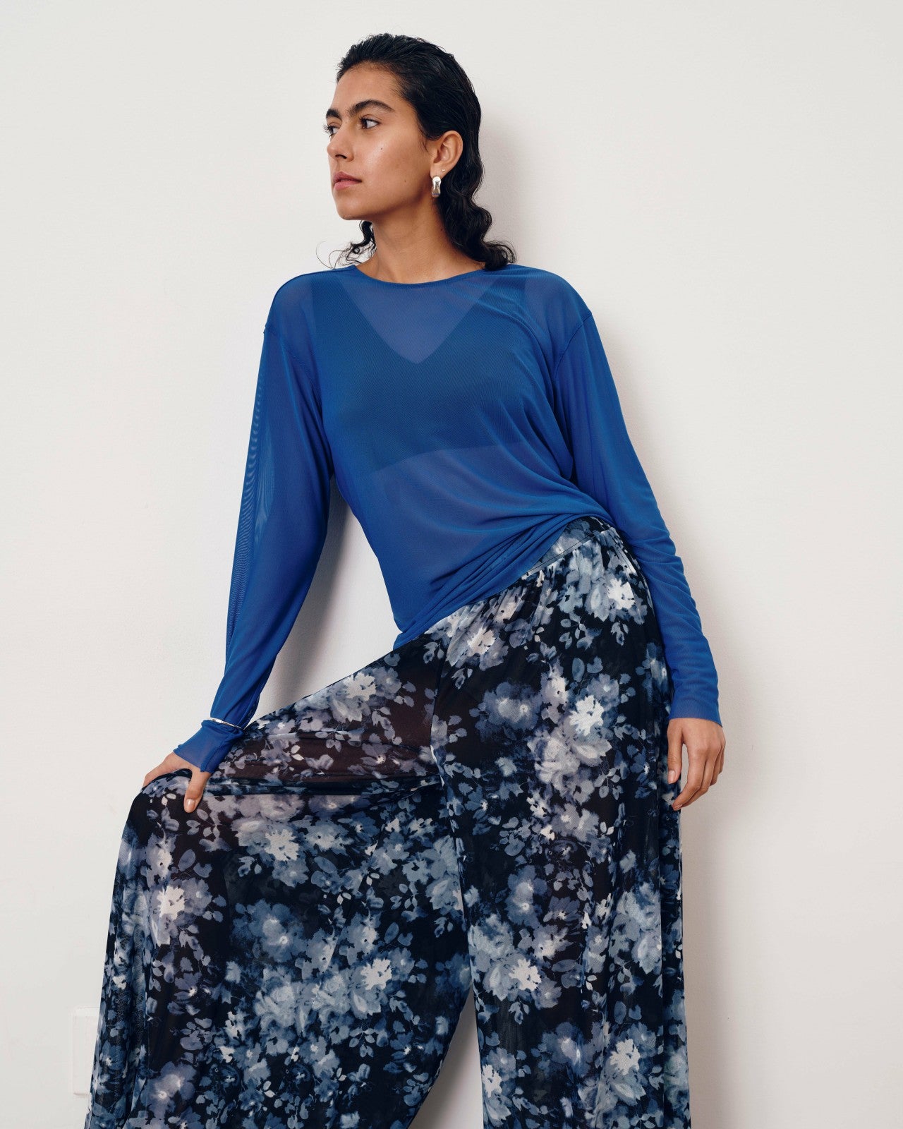 Universal Standard Thames Fog Top - Ultramarine