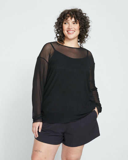 Universal Standard Thames Fog Top - Black