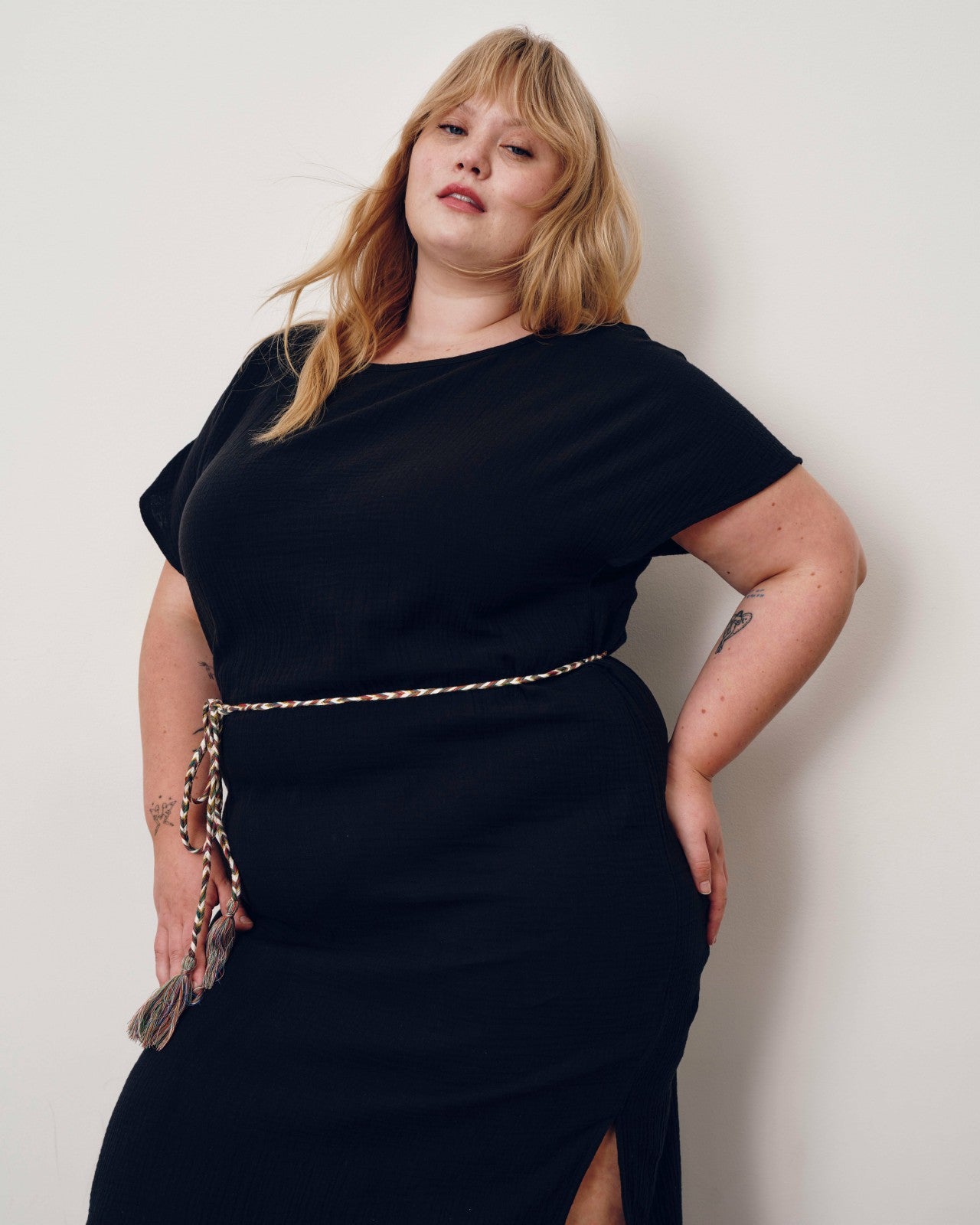 Universal Standard Luxe Cotton Gauze Beach Dress - Black