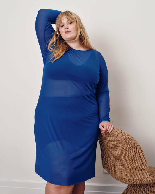 Universal Standard Thames Fog Dress - Ultramarine