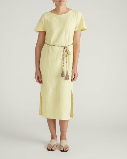 Universal Standard Luxe Cotton Gauze Beach Dress - Pale Daffodil