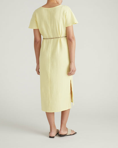Universal Standard Luxe Cotton Gauze Beach Dress - Pale Daffodil