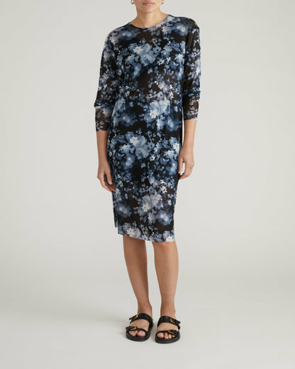 Universal Standard Thames Fog Dress - Tumbling Bouquet Print