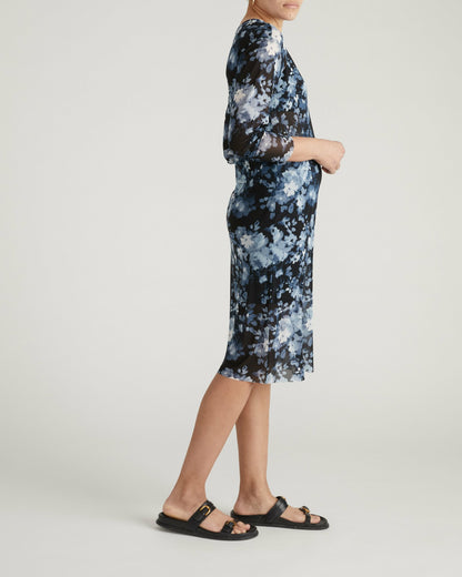 Universal Standard Thames Fog Dress - Tumbling Bouquet Print