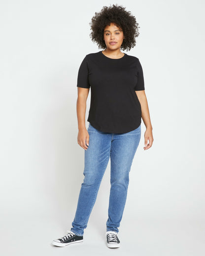 Universal Standard Light-As-Air Tee Rex - Black