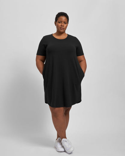 Universal Standard Halie T-Shirt Dress - Black