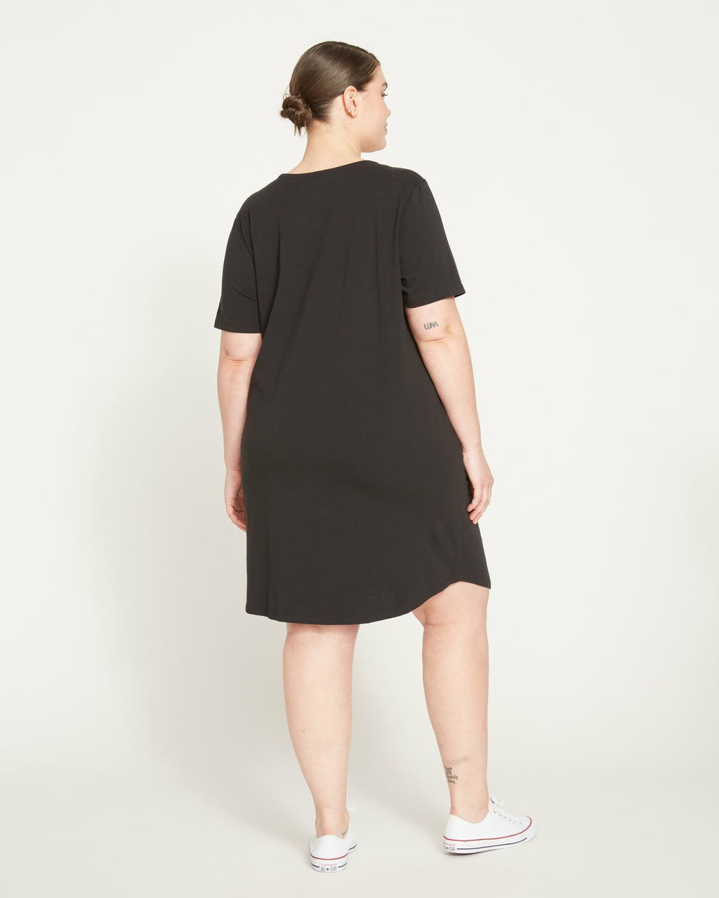 Universal Standard Halie T-Shirt Dress - Black