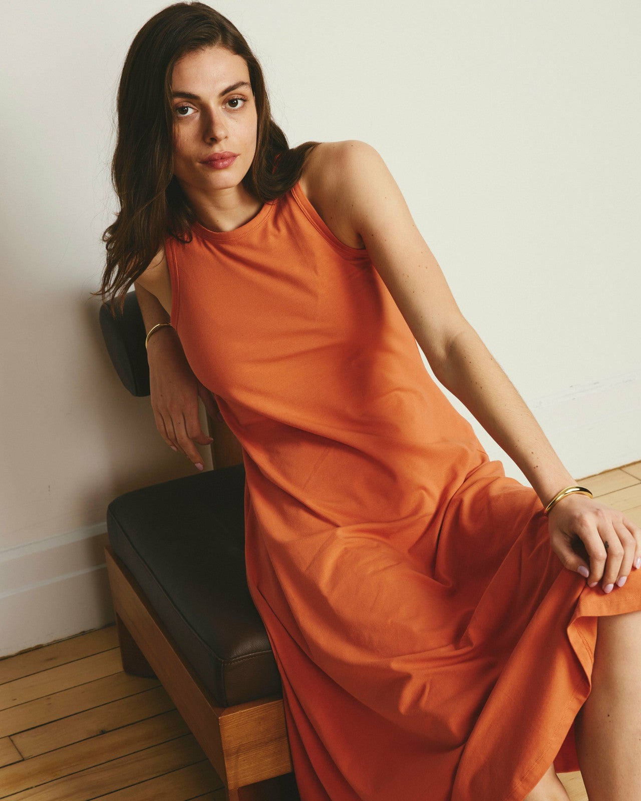 Universal Standard Sardinia Tank Dress - Italian Orange