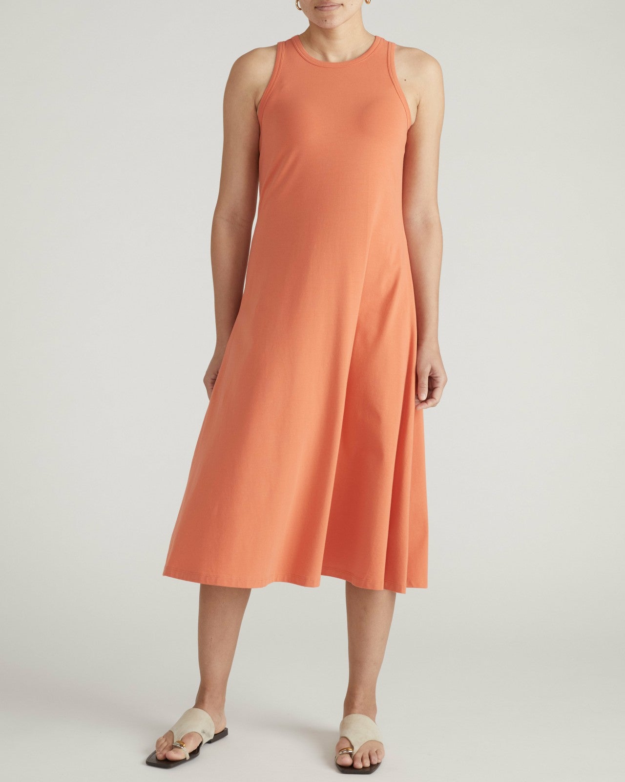 Universal Standard Sardinia Tank Dress - Italian Orange