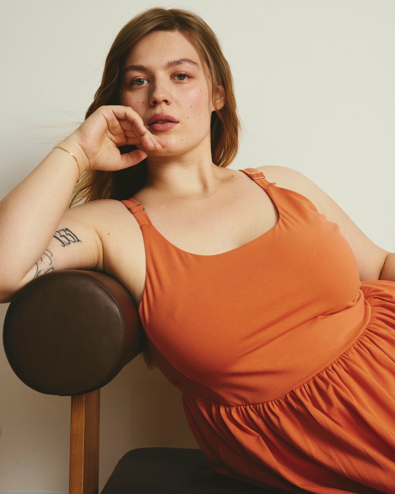 Universal Standard Cayo Cami Dress - Italian Orange