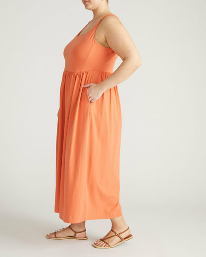 Universal Standard Cayo Cami Dress - Italian Orange