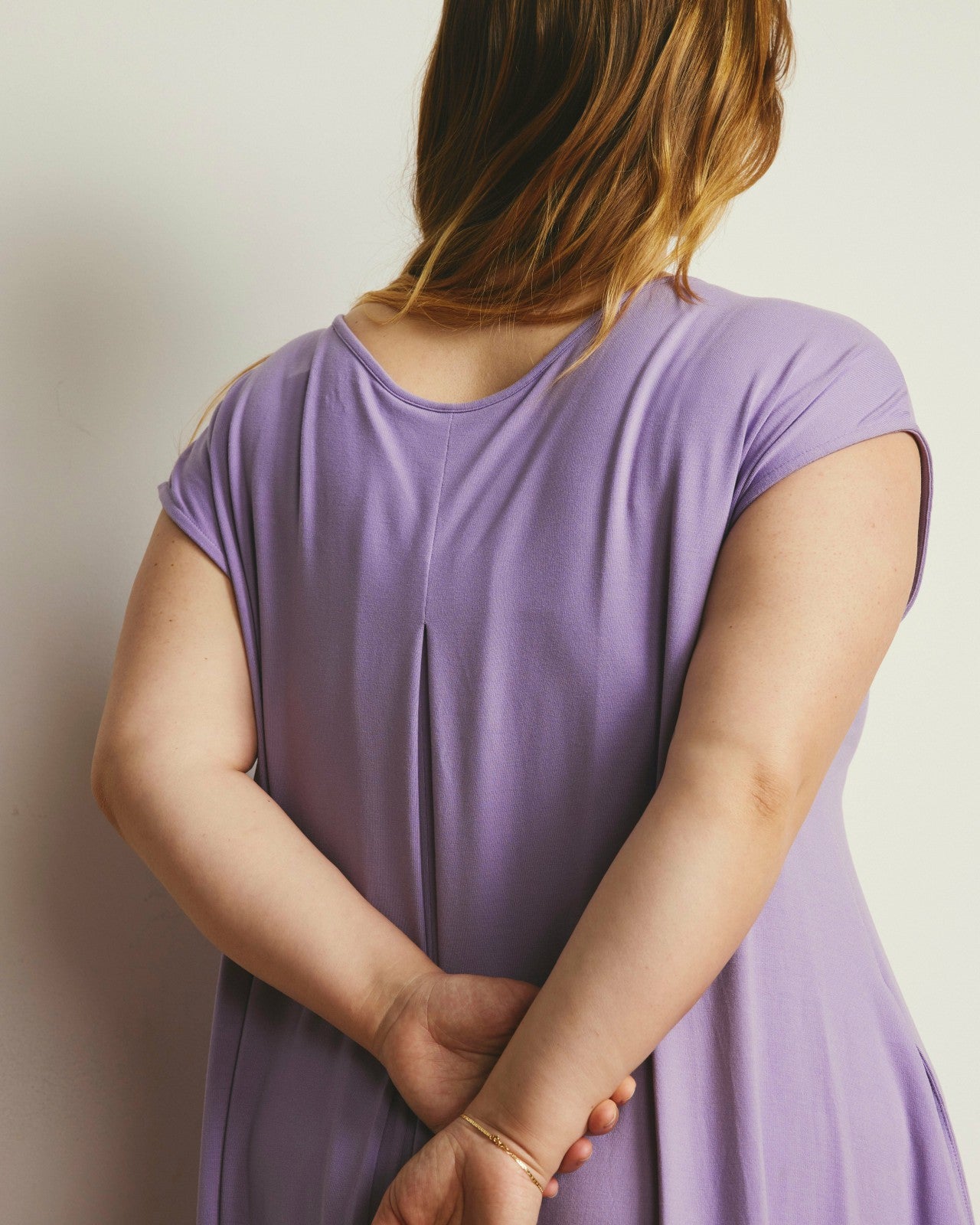 Universal Standard Capri Divine Jersey Flared Dress - Spring Iris