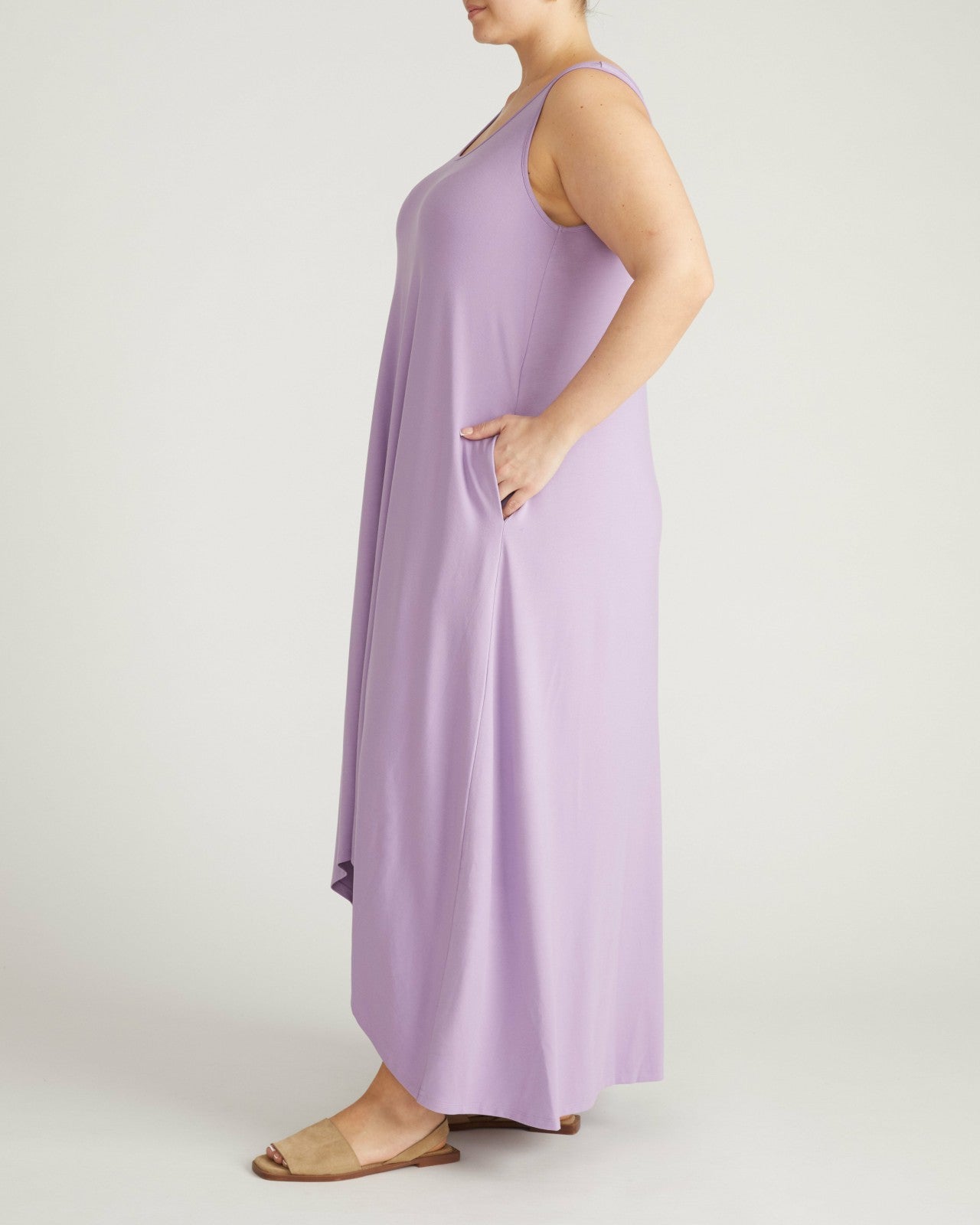 Universal Standard Athena Divine Jersey Dress - Spring Iris