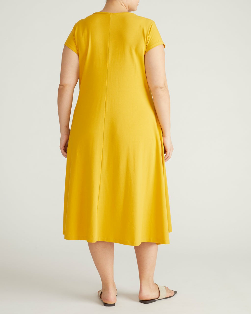 Universal Standard Danna Jersey Dress - Goldenrod