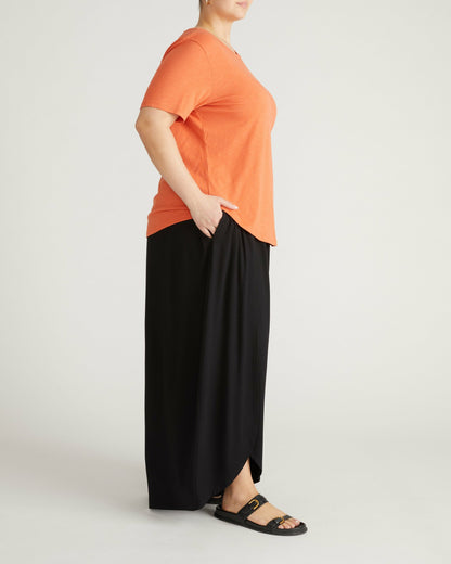 Universal Standard Light-As-Air Tee Rex - Italian Orange