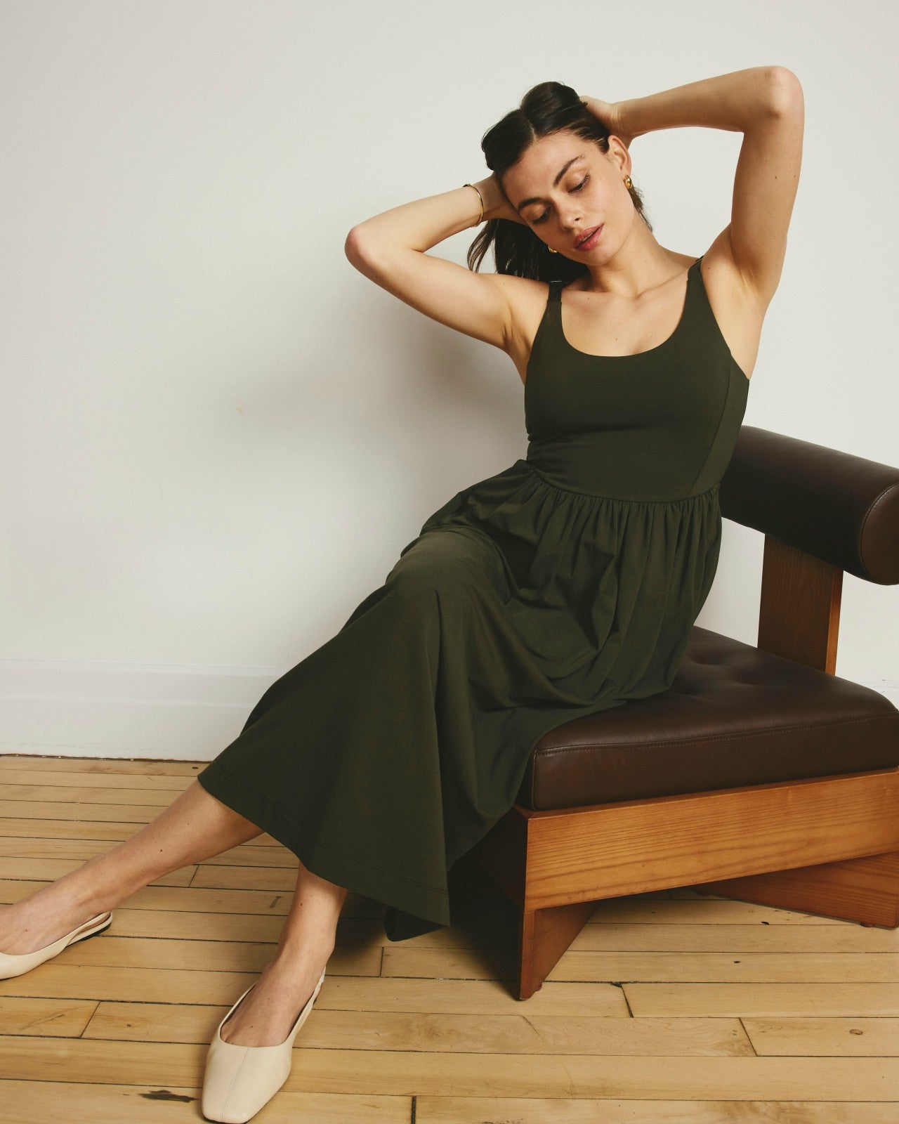 Universal Standard Cayo Cami Dress - Nori