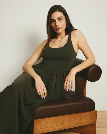 Universal Standard Cayo Cami Dress - Nori