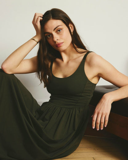 Universal Standard Cayo Cami Dress - Nori
