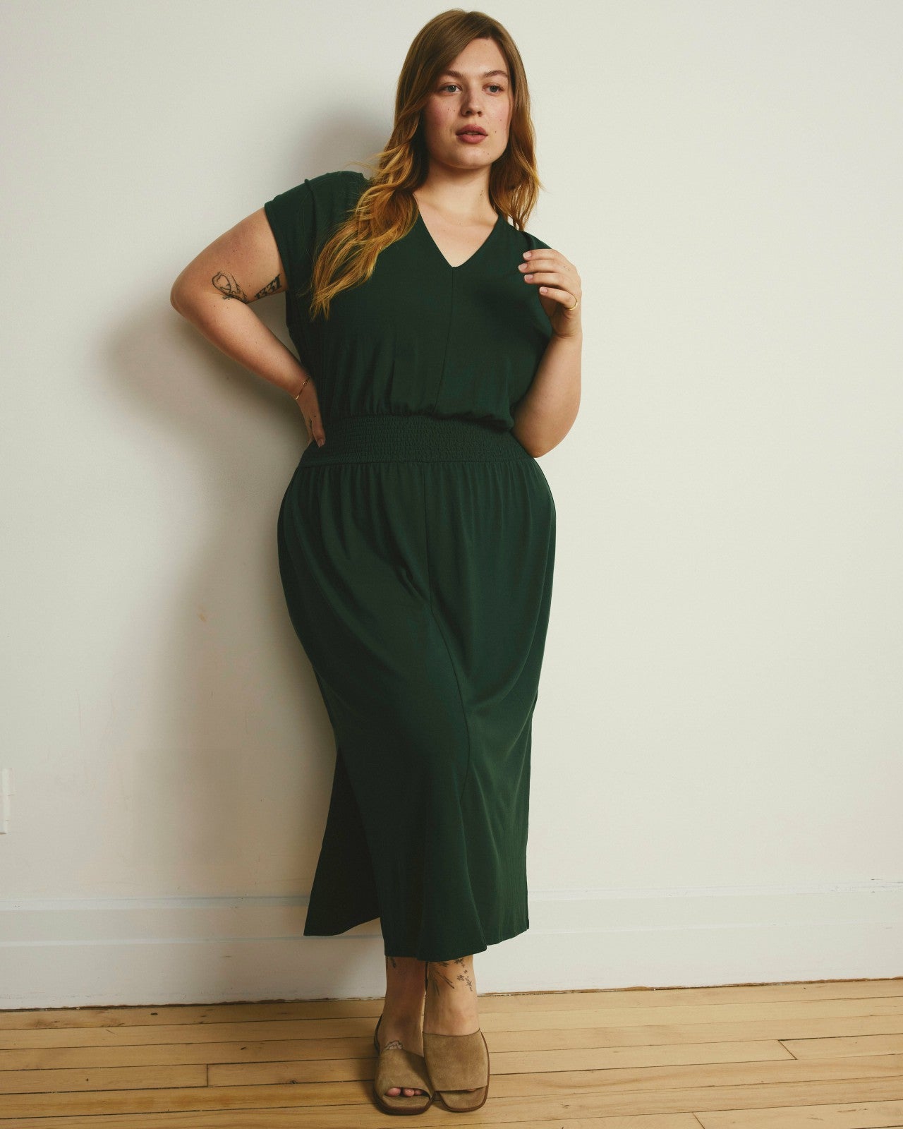 Universal Standard Tish Divine Jersey Kaftan - Conifer