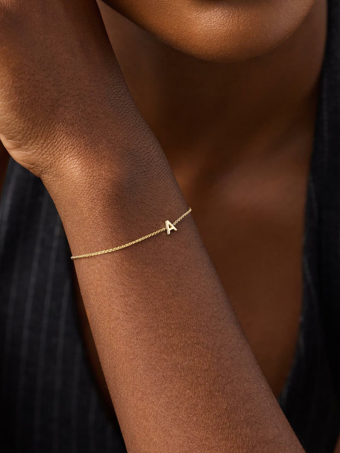 Universal Standard Ana Luisa Initial Bracelet - Letter Bracelet