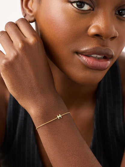 Universal Standard Ana Luisa Initial Bracelet - Letter Bracelet