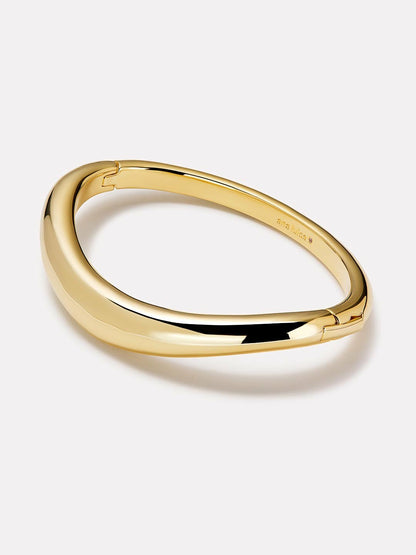 Universal Standard Ana Luisa Gold Bangle Bracelet - Talia