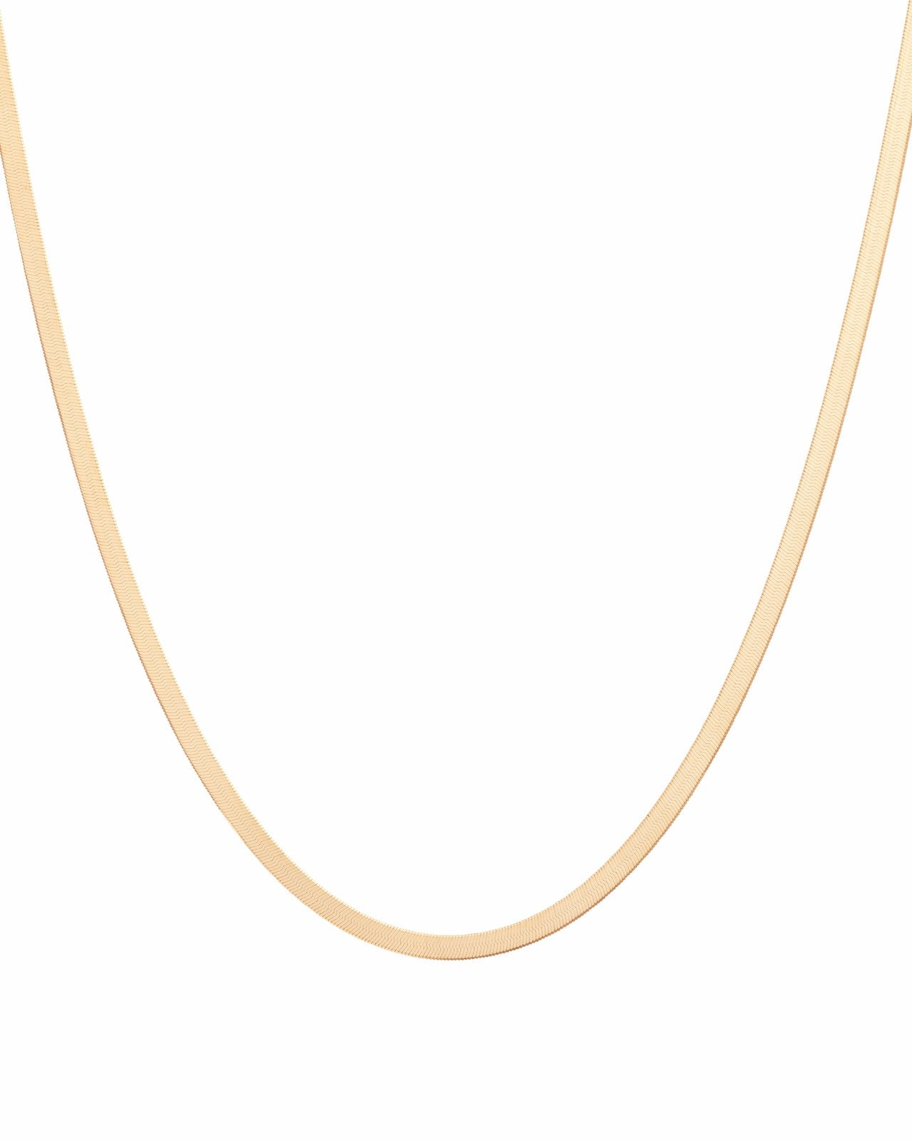 Universal Standard Aurate Gold Herringbone Chain Necklace