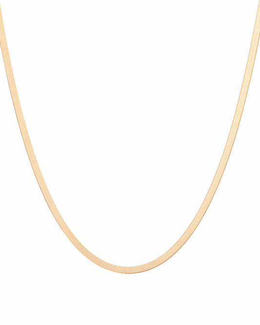 Universal Standard Aurate Gold Herringbone Chain Necklace