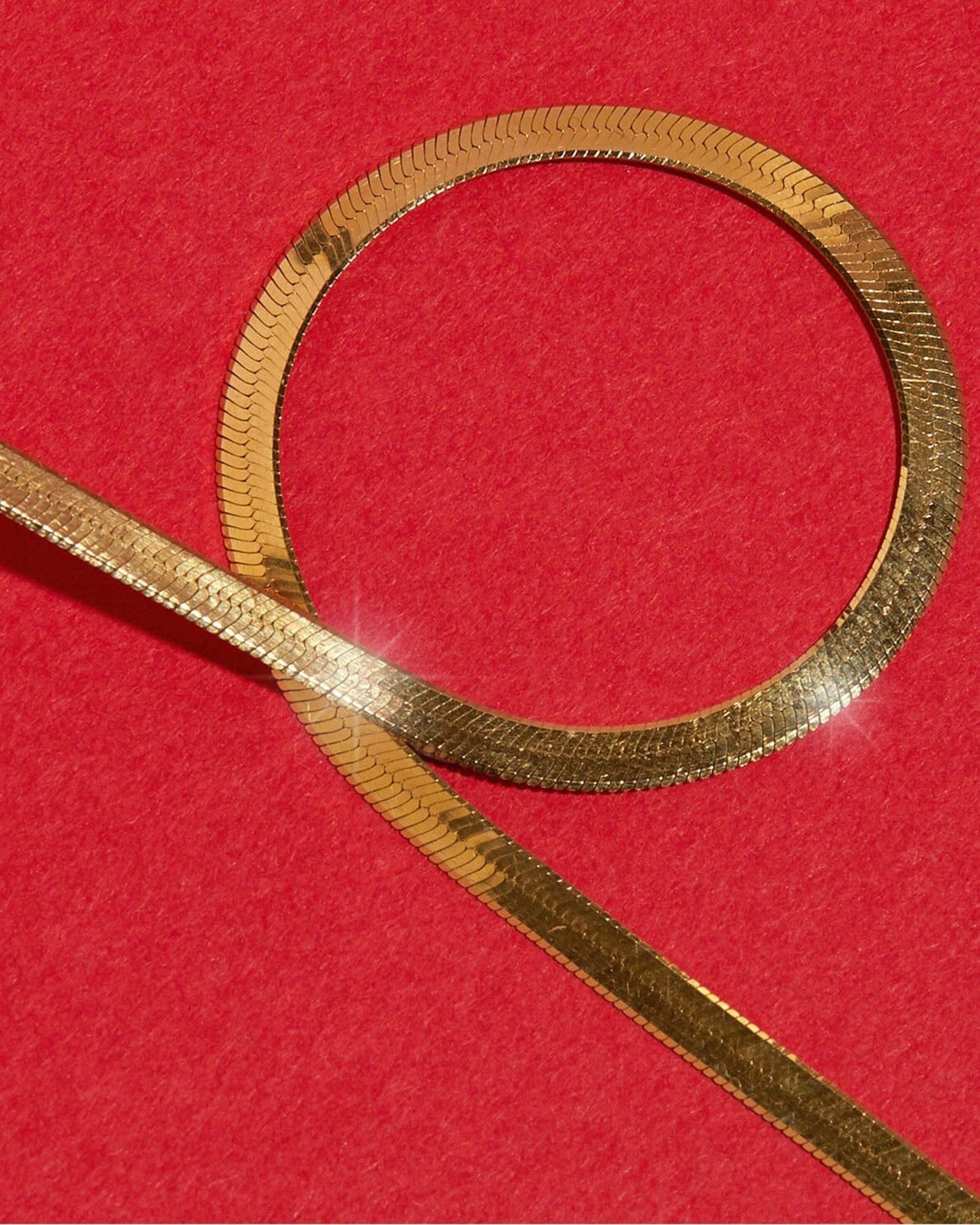 Universal Standard Aurate Gold Herringbone Chain Necklace