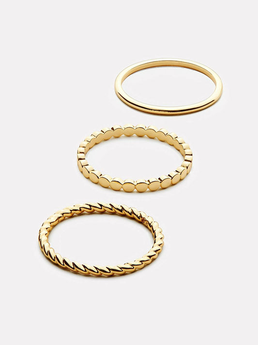 Universal Standard Ana Luisa Gold Ring Set - Adrianna Set