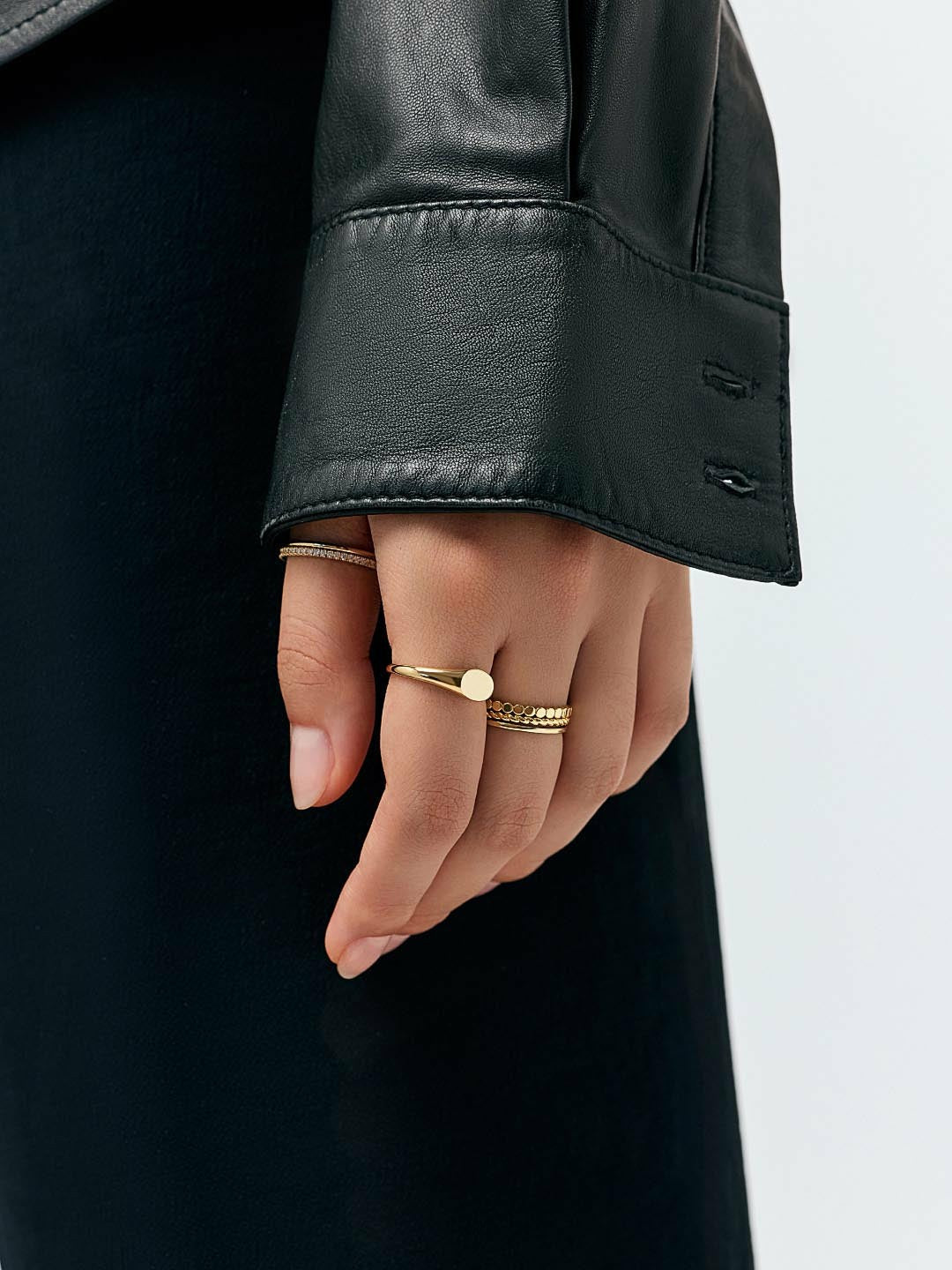 Universal Standard Ana Luisa Gold Ring Set - Adrianna Set