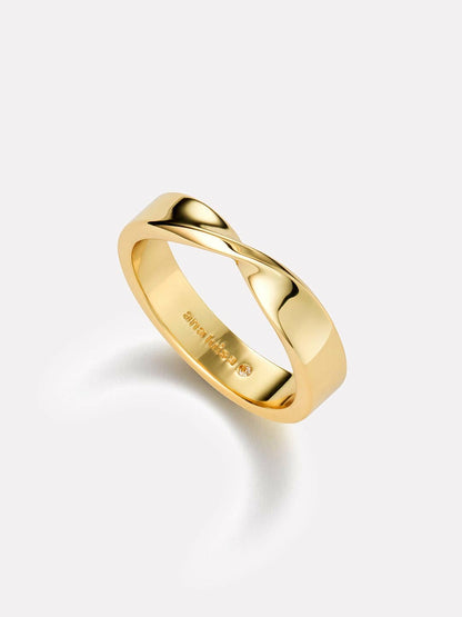 Universal Standard Ana Luisa Gold Band Ring - Eliora
