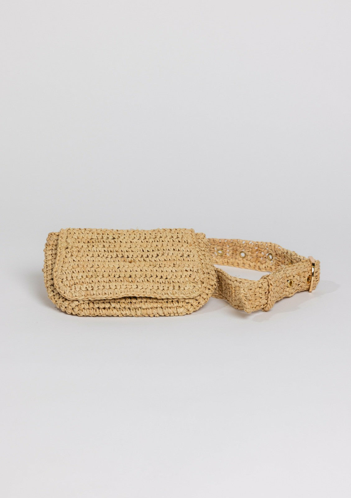 Universal Standard Hat Attack Straw Belt Bag